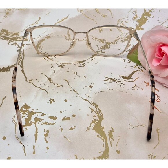 FLOWER Drew Barrymore Women’s Gold Eyeglasses Frames 51-16-145mm Lindsay Cat Eye - Picture 6 of 11